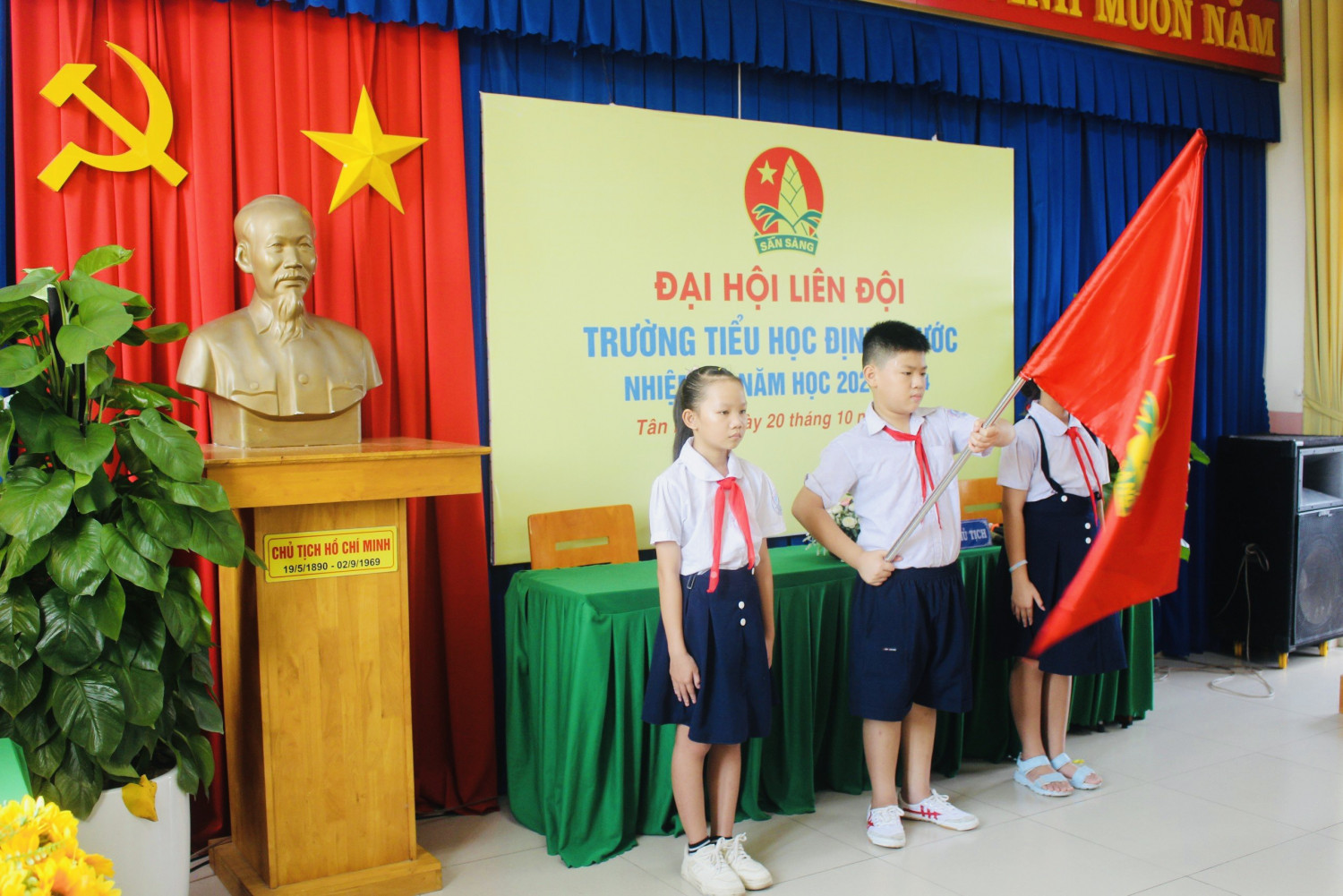 ĐẠI HỘI LIÊN ĐỘI TRƯỜNG TIỂU HỌC ĐỊNH PHƯỚC NHIỆM KỲ NĂM HỌC 2023-2024